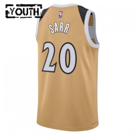Barn Washington Wizards Tröja Alex Sarr Nike 2025-26 City Edition Gold Swingman